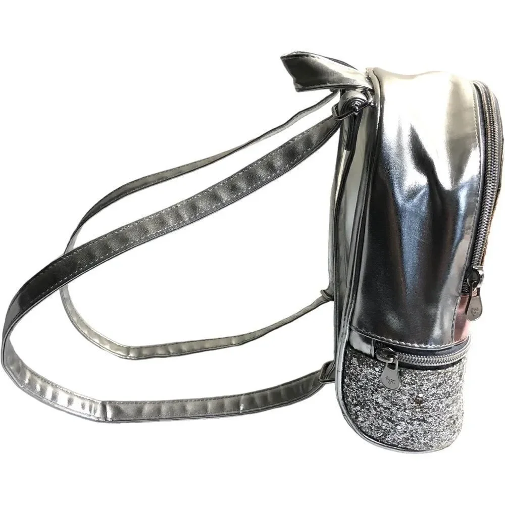 Justice Multicolored Sparkle Backpack Initial S - Picture 4 of 9